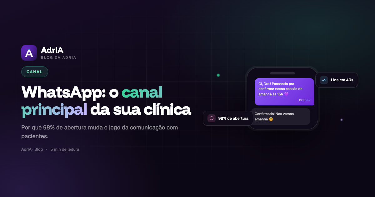 Capa: confirmação de sessão no WhatsApp